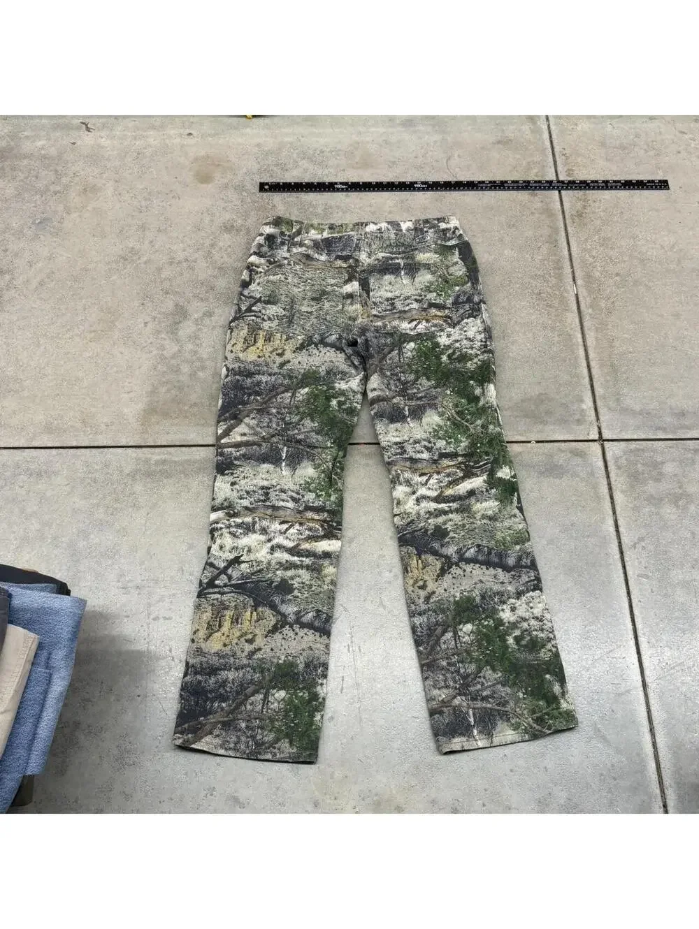 vintage mossy oak realtree camo relaxed baggy fit cargo pants size 34 x 34